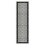 Conceptum Alfombra 100 x 150 cm Blanco, Gris y Negro